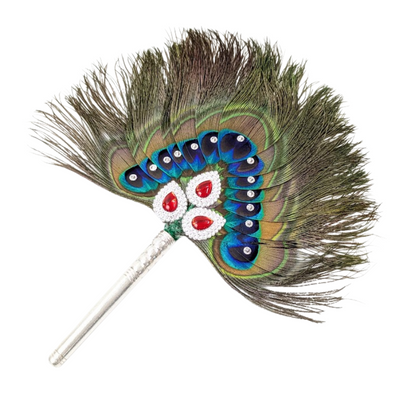13 Par Pure Silver Mor Pankh Peacock Feather Shriramsilverworks