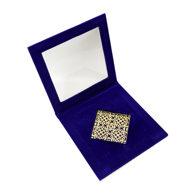 Royal Blue And White 20gm Silver Coin Gift Box Shriramsilverworks