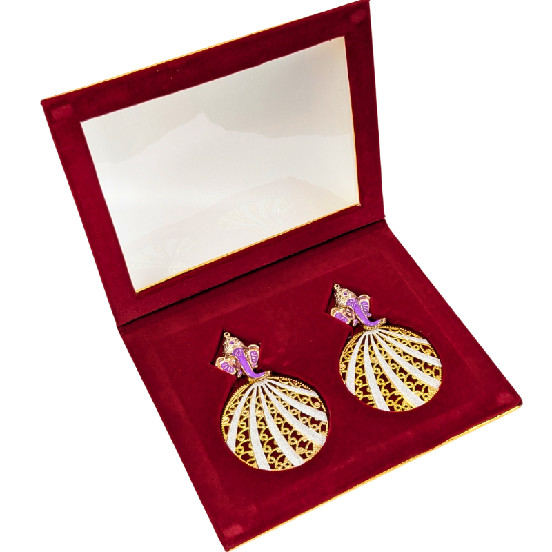 Decorative Box For Pure 10gm Silver Coins Gift Packaging Shriramsilverworks