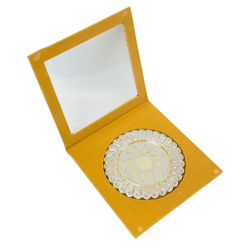 Exclusive 25gm Square Coin Gift Packaging Box Shriramsilverworks