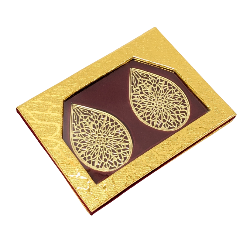 Royal Maroon 10gm 20gm Dual Silver Coin Gift Packaging Box Shriramsilverworks