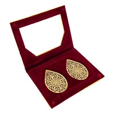 Royal Maroon 10gm 20gm Dual Silver Coin Gift Packaging Box Shriramsilverworks