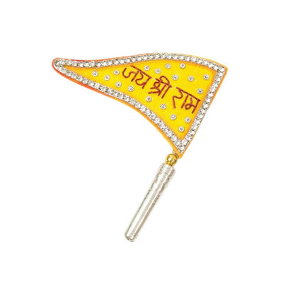 Pure Silver Jai Shree Ram Dwaja Flag Shriramsilverworks