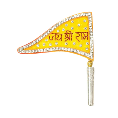 Pure Silver Jai Shree Ram Dwaja Flag Shriramsilverworks