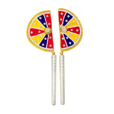 Handcrafted Pure Silver Pankhi For Laddu Gopal with Pearl Work Shriramsilverworks