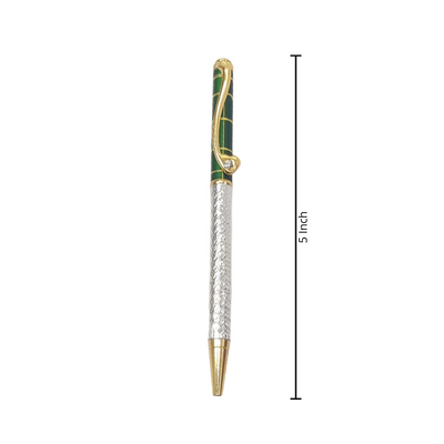 999 Pure Silver Regal Ballpoint Pen Series Shriramsilverworks