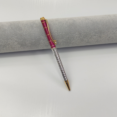 999 Pure Silver Regal Ballpoint Pen Series Shriramsilverworks
