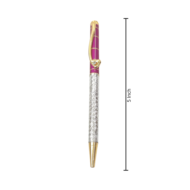 999 Pure Silver Regal Ballpoint Pen Series Shriramsilverworks
