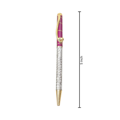 999 Pure Silver Regal Ballpoint Pen Series Shriramsilverworks