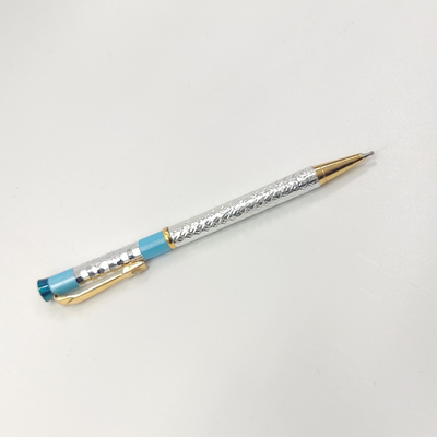 999 Pure Silver Ballpoint Pen Turquoise Royale Shriramsilverworks